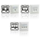 Nambo Unterputz Datendose/Netzwerkdose für Keystone...