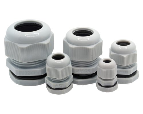 Nambo M12 - M32 Kabelverschraubungen Metrisch grau IP68