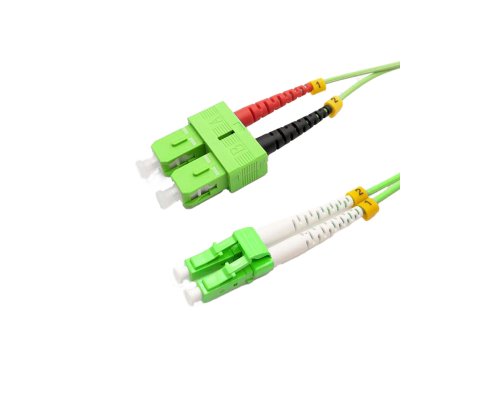 Nambo LWL Patchkabel Duplex Multimode OM5 mit LC/UPC-SC/UPC Stecker
