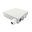 Nambo LWL Hutschienen Spleißbox unbestückt grau